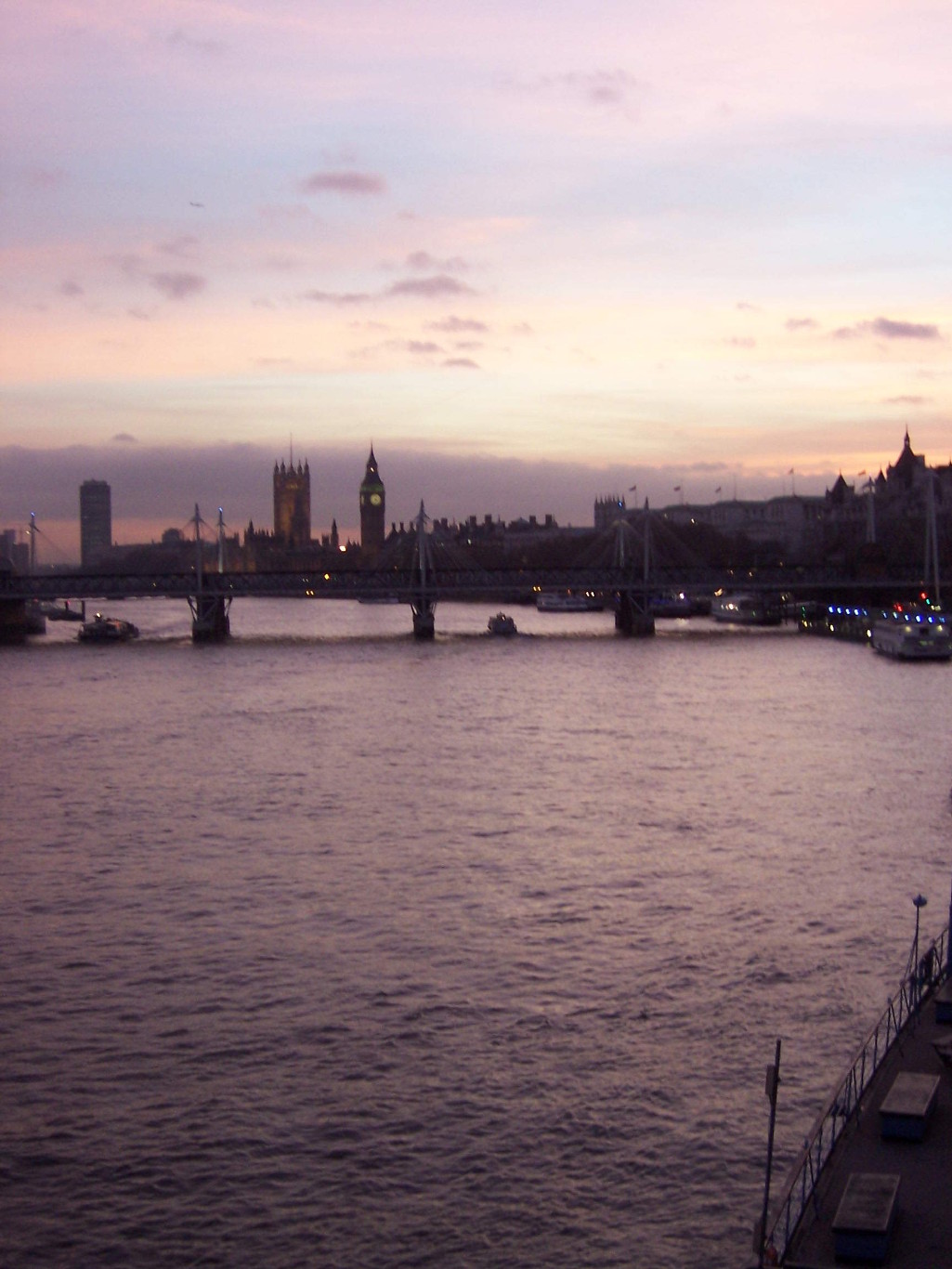 Thames River in London